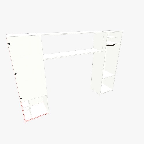 Above bed storage