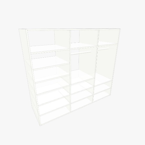 Armário casal Бесплатные 3D-проекты мебели и чертежи от сообщества Flatma