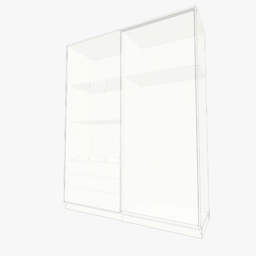 Armario izquierdo Бесплатные 3D-проекты мебели и чертежи от сообщества Flatma
