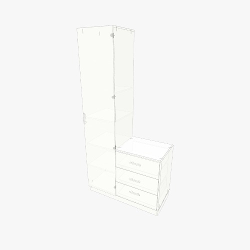 Armario/comoda sala de estar Бесплатные 3D-проекты мебели и чертежи от сообщества Flatma