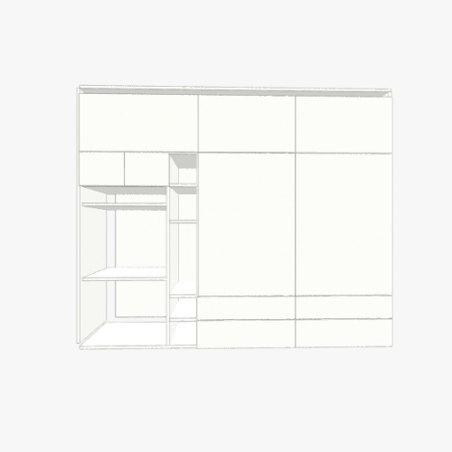 b Wardrobe Бесплатные 3D-проекты мебели и чертежи от сообщества Flatma