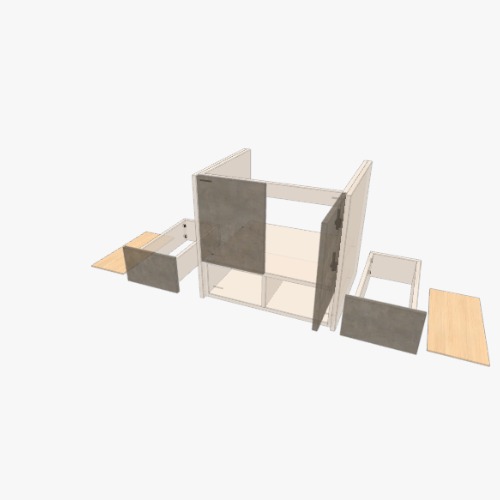 banheiro Бесплатные 3D-проекты мебели и чертежи от сообщества Flatma