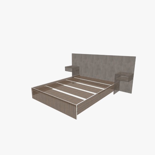 Bed Бесплатные 3D-проекты мебели и чертежи от сообщества Flatma