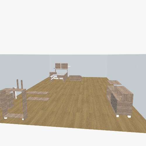 Bett von dem Janice Бесплатные 3D-проекты мебели и чертежи от сообщества Flatma