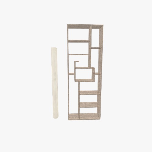 bookshelf Бесплатные 3D-проекты мебели и чертежи от сообщества Flatma
