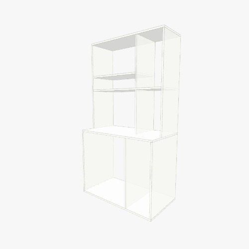 буфет - тумба Бесплатные 3D-проекты мебели и чертежи от сообщества Flatma