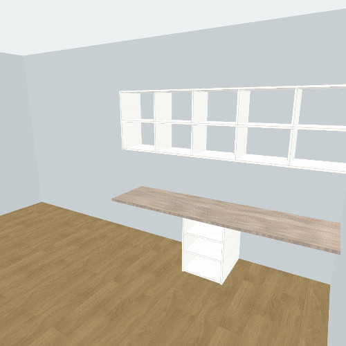 Bureau Бесплатные 3D-проекты мебели и чертежи от сообщества Flatma