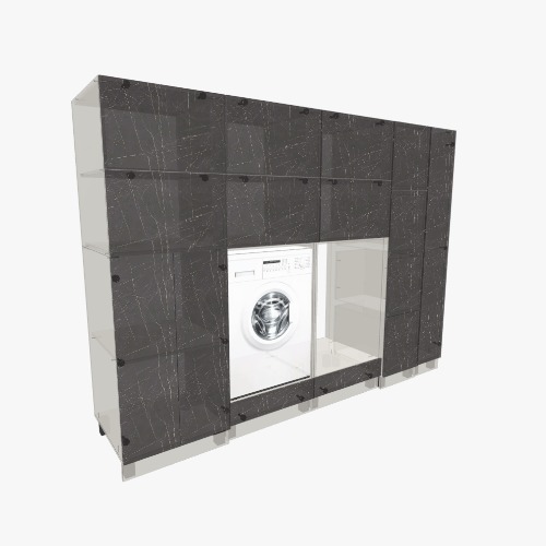 Cabinet wasmachine