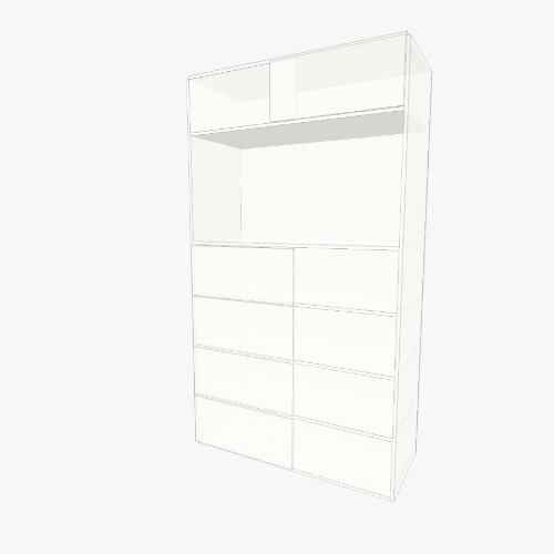 Closets Бесплатные 3D-проекты мебели и чертежи от сообщества Flatma