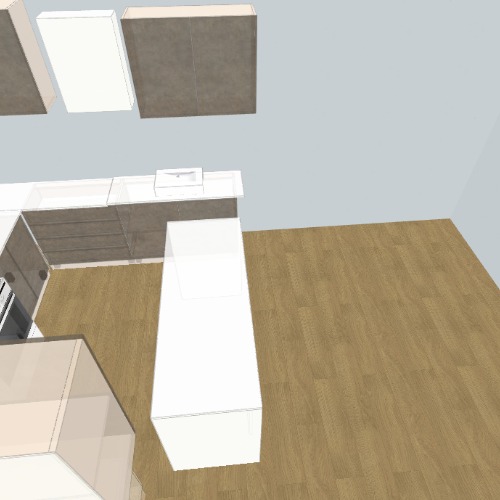 cocina Бесплатные 3D-проекты мебели и чертежи от сообщества Flatma