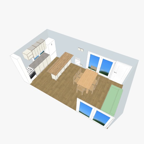 Cocina2 Бесплатные 3D-проекты мебели и чертежи от сообщества Flatma