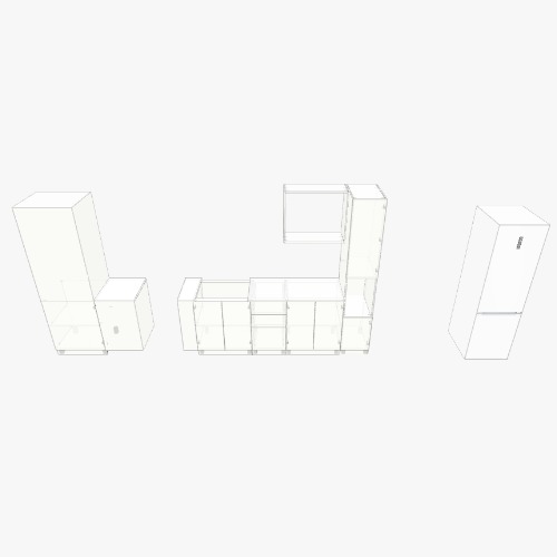 Cocina Бесплатные 3D-проекты мебели и чертежи от сообщества Flatma