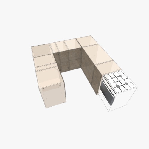 Cocina Бесплатные 3D-проекты мебели и чертежи от сообщества Flatma