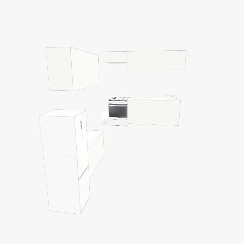 Cocina Бесплатные 3D-проекты мебели и чертежи от сообщества Flatma
