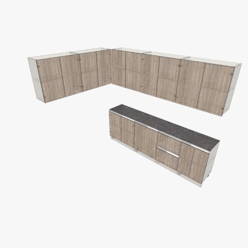 cocina Noelva Бесплатные 3D-проекты мебели и чертежи от сообщества Flatma