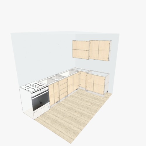 Cocina Recreo Бесплатные 3D-проекты мебели и чертежи от сообщества Flatma