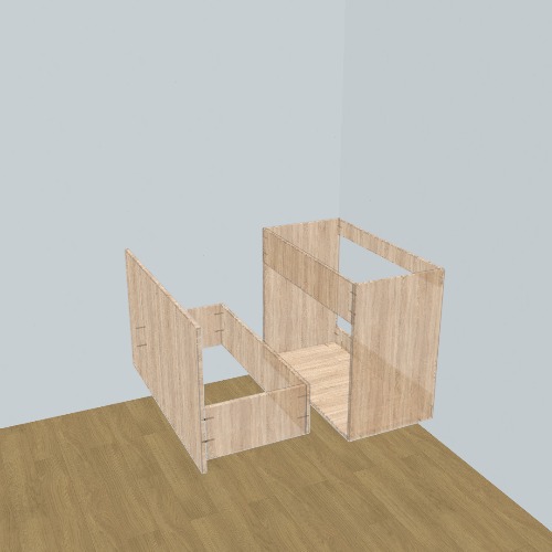 Cocineta Бесплатные 3D-проекты мебели и чертежи от сообщества Flatma