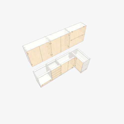 cozinha Moveis Бесплатные 3D-проекты мебели и чертежи от сообщества Flatma