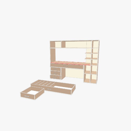 Desk+ Dressing Table