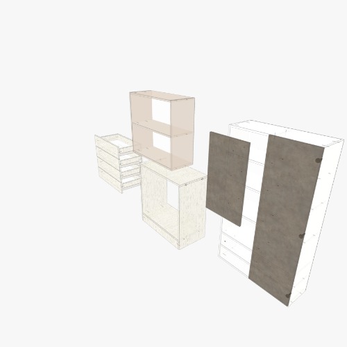 дима Бесплатные 3D-проекты мебели и чертежи от сообщества Flatma