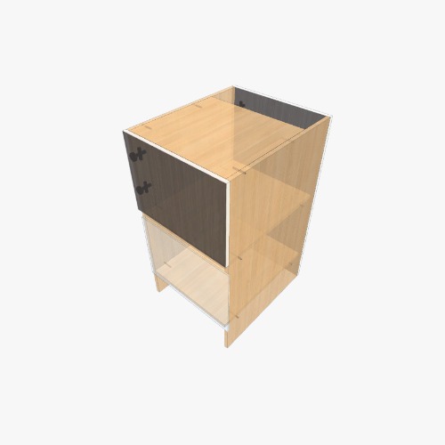 Домик для кота Бесплатные 3D-проекты мебели и чертежи от сообщества Flatma