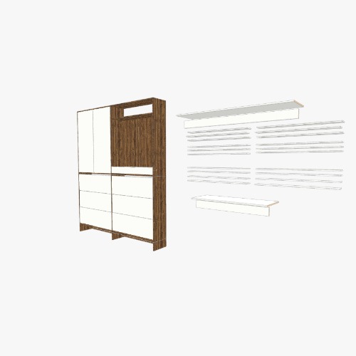 drawer in 2 Бесплатные 3D-проекты мебели и чертежи от сообщества Flatma