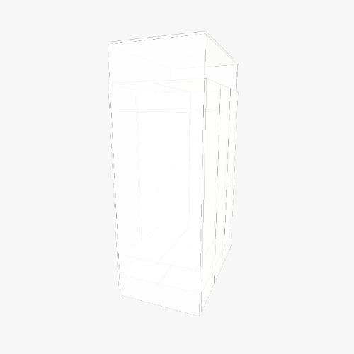Двухсторонняя гардеробная-перегородка Бесплатные 3D-проекты мебели и чертежи от сообщества Flatma