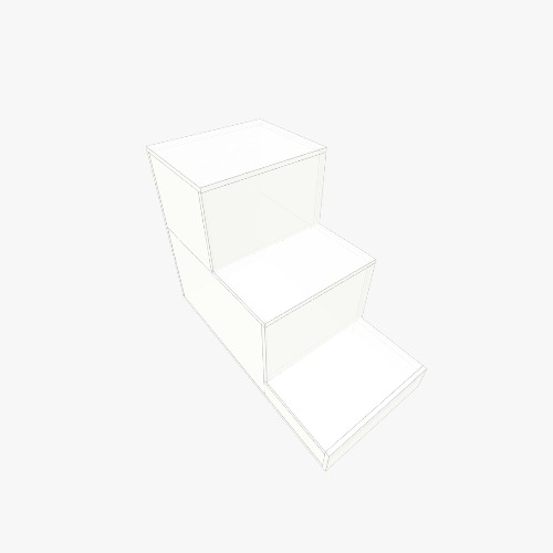 Escalera auxiliar cama nido Бесплатные 3D-проекты мебели и чертежи от сообщества Flatma