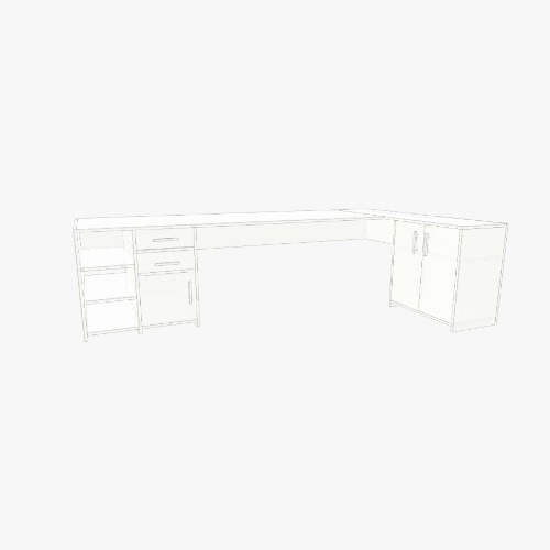 Escrivaninha Бесплатные 3D-проекты мебели и чертежи от сообщества Flatma