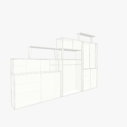 Estante Modular Бесплатные 3D-проекты мебели и чертежи от сообщества Flatma