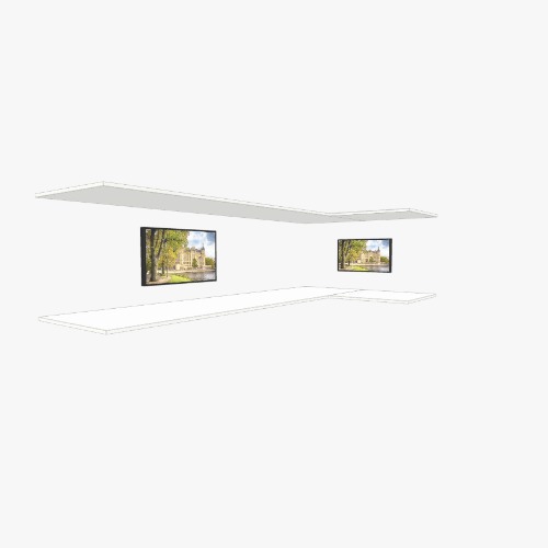Floating Desk Бесплатные 3D-проекты мебели и чертежи от сообщества Flatma