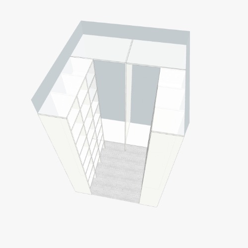 гардеобная Бесплатные 3D-проекты мебели и чертежи от сообщества Flatma