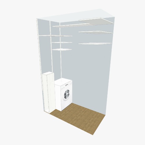 гардероб Бесплатные 3D-проекты мебели и чертежи от сообщества Flatma
