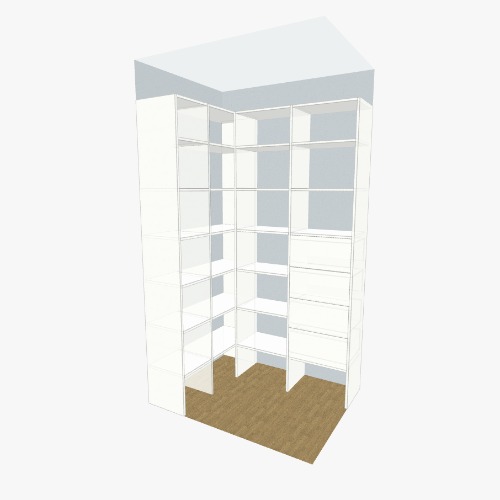 гардероб Бесплатные 3D-проекты мебели и чертежи от сообщества Flatma
