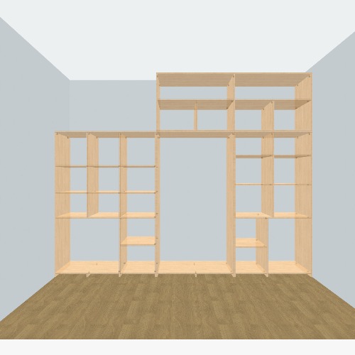гардероб Бесплатные 3D-проекты мебели и чертежи от сообщества Flatma