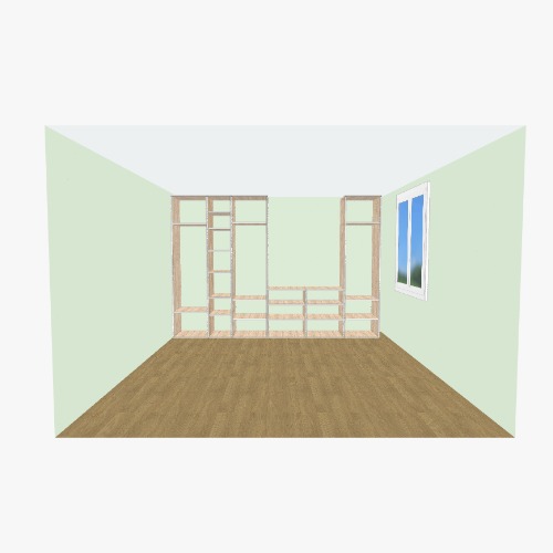Гардероб Бесплатные 3D-проекты мебели и чертежи от сообщества Flatma