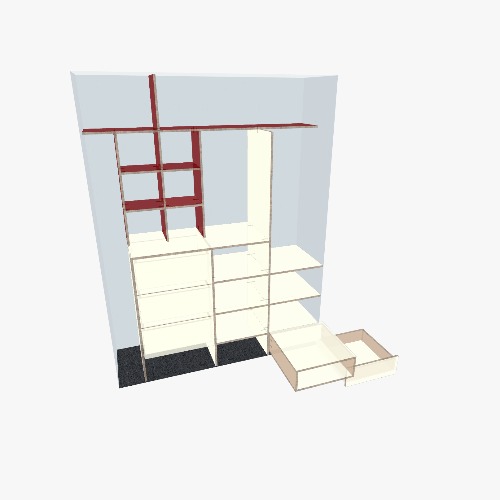 Two door wardrobe
