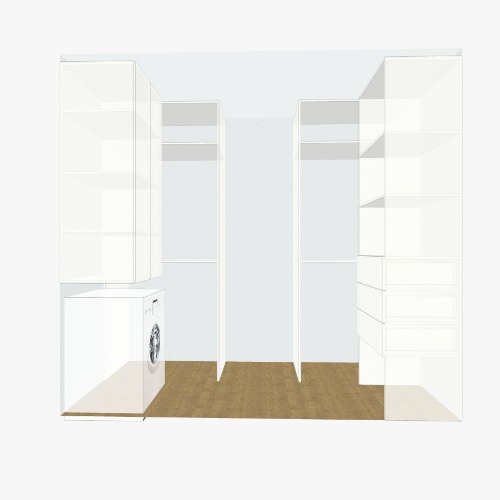 Гардеробная Бесплатные 3D-проекты мебели и чертежи от сообщества Flatma