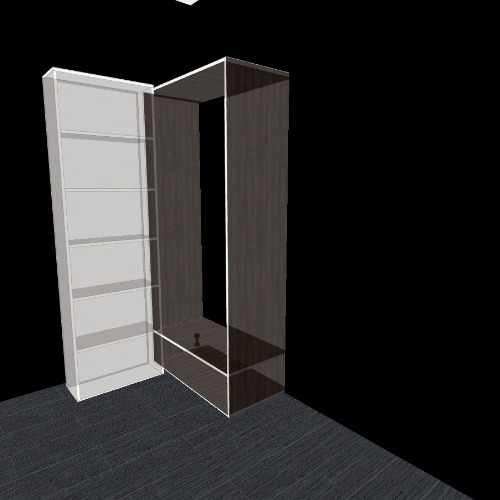 гардеробная Бесплатные 3D-проекты мебели и чертежи от сообщества Flatma