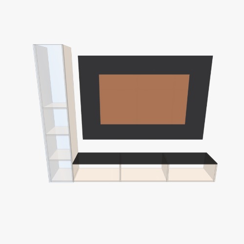 гостинная Бесплатные 3D-проекты мебели и чертежи от сообщества Flatma