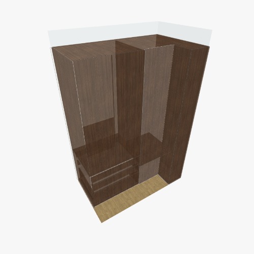 GUARDA ROUPA EM L QUARTO Бесплатные 3D-проекты мебели и чертежи от сообщества Flatma