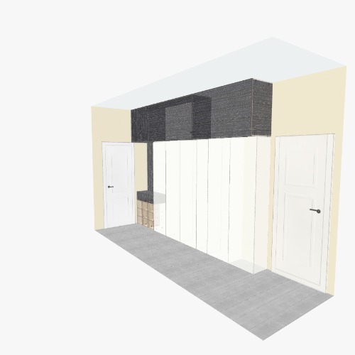 Hall closet