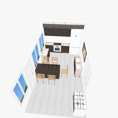 idea cocina Бесплатные 3D-проекты мебели и чертежи от сообщества Flatma