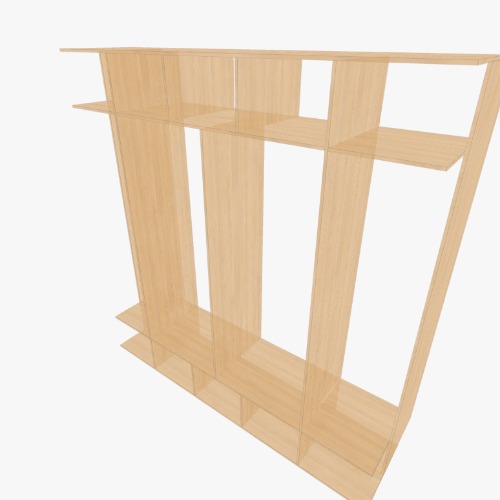 Shkaf KUPE Бесплатные 3D-проекты мебели и чертежи от сообщества Flatma