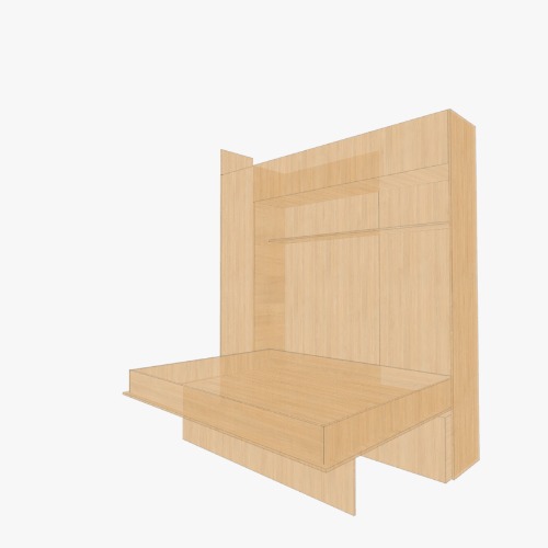 Wall Bed Бесплатные 3D-проекты мебели и чертежи от сообщества Flatma
