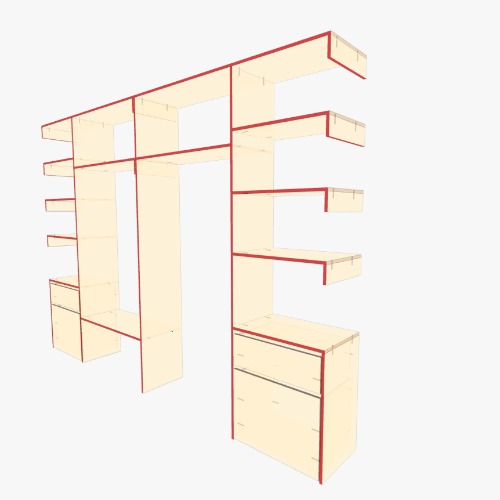 ВЫ Бесплатные 3D-проекты мебели и чертежи от сообщества Flatma