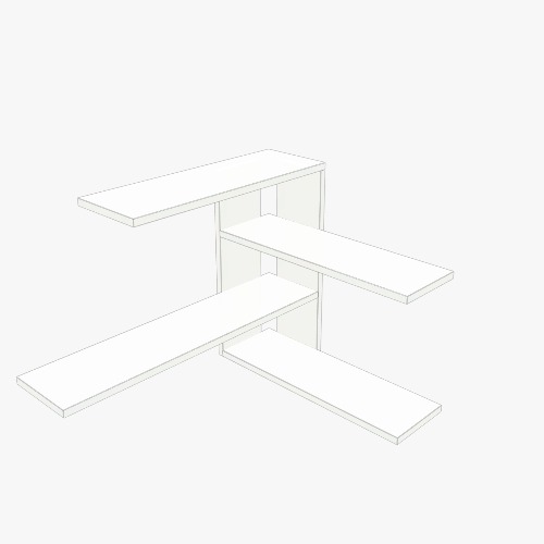 Полка угловая Бесплатные 3D-проекты мебели и чертежи от сообщества Flatma