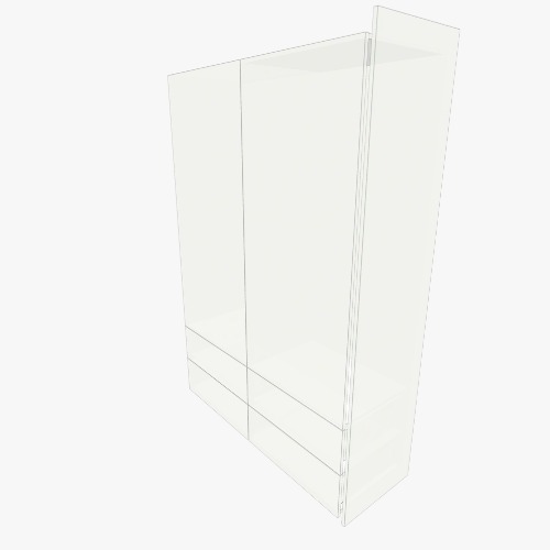 Шкаф 1 Бесплатные 3D-проекты мебели и чертежи от сообщества Flatma