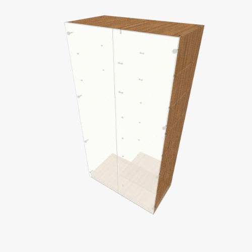 Шкаф в зал Бесплатные 3D-проекты мебели и чертежи от сообщества Flatma