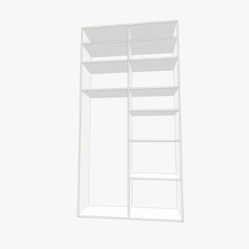 шкаф Бесплатные 3D-проекты мебели и чертежи от сообщества Flatma